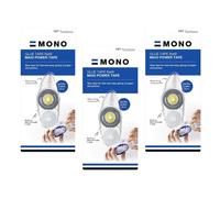 [PR-IP-3] TOMBOW Lot de 3 Recharges Roller Colle MONO Maxi Power Tape 16 m