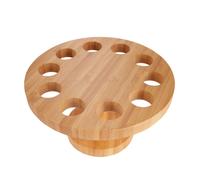 Pr sentoir c nes en bambou naturel BambooMN de 7,25 pouces pour restaurants, v nements, f tes ou buffets. Peut contenir jusqu' 10 c nes.
