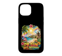 PR Sun Frappe différents Boricua tropicaux Coque pour iPhone 15