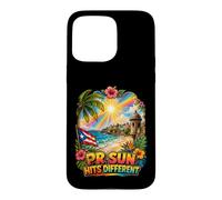 PR Sun Frappe différents Boricua tropicaux Coque pour iPhone 15 Pro Max