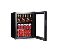 PRIMO PR179BC Réfrigérateur à boissons - Minibar - Mini réfrigérateur - Porte vitrée - Pose libre - 60L - D - Noir Noir G