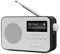 Pr2 Radio Numérique Portable Dab/Dab+ Et Fm,Design Compact De Poche,Radio Dab De Poche,Réveil,40 Stations Préréglées,Sortie Casque,Alimentation Par Piles Ou Secteur-Rose