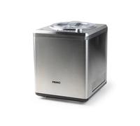 PRIMO PR408IM Sorbetière - Machine à glace - Auto-congelante - Avec Compresseur - 2L - Argent