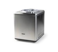 Primo Sorbetière PR408IM – Machine à glace auto-congelante 2L avec compresseur Argent Inox G
