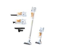 PRIMO PR500SV Aspirateur Balai 3-en-1 - sans Fil - 18,5V - Blanc/Pêche