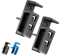 Prac-Tical-Cab-Inet-Board-Clip,outils menuiserie clip fixe fermeture pour 15 à 20 mm, fixation pinces maintien avant tiroir amovibles, installation planches sécurisées bois bureau domicile,2Pcs,Black