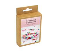 Pracht Creatives Hobby 5885-00021 - Set de Bijoux en Perles Fimo, Fleur, Set de Bricolage pour 8 Bracelets