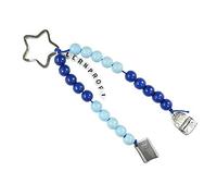 Pracht Creatives Hobby 5935-12171 Chaîne de calcul avec porte-clés à décorer soi-même, Lernprofi bleu, kit de bricolage avec 20 perles de calcul, pour la rentrée scolaire pour le sac de sucre
