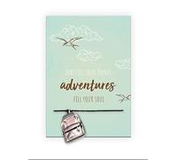 Pracht Creatives Hobby 6014-08015 Bracelet avec Pendentif Avent et Carte avec Inscription Assortie Idéal comme Petite Attention ou comme Cadeau pour Vos Proches, Amis et Parents Multicolore