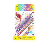 Pracht Creatives Hobby 6048-20011 Diamond Painting Bracelets, 3 pièces, kit de bricolage pour créer un bracelet personnel avec des pierres scintillantes, pour les enfants à partir de 5 ans
