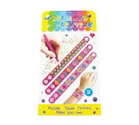 Pracht Creatives Hobby 6048-20031 Diamond Painting Bracelets, 3 pièces, kit de bricolage pour créer un bracelet personnel avec des pierres scintillantes, pour les enfants à partir de 5 ans