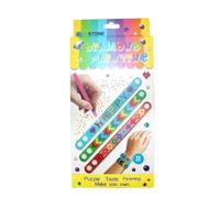 Pracht Creatives Hobby 6048-20051 Diamond Painting Bracelets, 3 pièces, kit de bricolage pour créer un bracelet personnel avec des pierres scintillantes, pour les enfants à partir de 5 ans