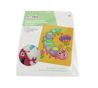 Pracht Creatives Hobby 6050-25031 Diamond Painting Set, motif chenille, accessoires inclus, dimensions env. 25 x 20 cm, kit de bricolage pour peindre avec des pierres scintillantes