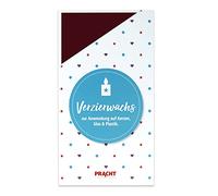 Pracht Creatives Hobby 7000-11 Lot de 2 plaques de cire décoratives Bordeaux 200 x 100 x 0,5 mm