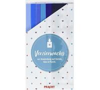 Pracht Creatives Hobby 7050-177 Plaques de cire décorative Mix, 6 demi-plaques, env. 200 x 50 x 0,5 mm, plaques de cire pour modeler et décorer des bougies