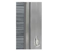 Pracht Creatives Hobby 7073-20465 Plaques de cire décoratives Mix gris/argent, 3 demi-plaques de cire env. 20 x 5 x 0,05 cm, bandes de cire pour modeler et décorer des bougies