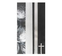 Pracht Creatives Hobby 7073-20705 Plaques de cire décoratives Mix noir/argent, 3 demi-plaques de cire env. 20 x 5 x 0,05 cm, bandes de cire pour modeler et décorer des bougies