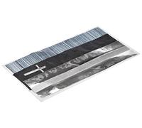 Pracht Creatives Hobby 7073-20725 Plaques de cire décoratives Mix noir/argent, 3 demi-plaques de cire env. 20 x 5 x 0,05 cm, bandes de cire pour modeler et décorer des bougies