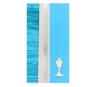 Pracht Creatives Hobby 7073-20895 Plaques de cire décoratives Mix turquoise/argent, 3 demi-plaques de cire env. 20 x 5 x 0,05 cm, bandes de cire pour modeler et décorer des bougies