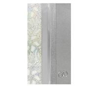 Pracht Creatives Hobby 7073-20925 Plaques de cire décoratives Mix gris/argent, 3 demi-plaques de cire env. 20 x 5 x 0,05 cm, bandes de cire pour modeler et décorer des bougies