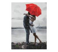 Pracht Creatives Hobby Diamond Painting Set, Tableau avec Motif Couple d'amoureux et Accessoires, Set de Bricolage pour Peindre avec des Pierres Scintillantes, pour Enfants à partir de 5 Ans