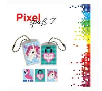 Pracht Creatives Hobby Pixels Jeu De Bricolage 7 Pour Créer 2 Médaillons, Porte-Clés, Enfants, Garçons Et Filles, Idéal Comme Petit Cadeau, Cadeau D'anniversaire D'enfant