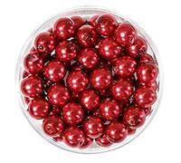 Pracht Rayher Lot de Perles de Cire en Verre Renaissance, Rouge, 85 pces, Ronde Ø 4 mm, Arts créatifs, décorations, Bijoux -14400287