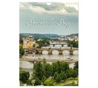 Prachtvolles Prag (Wandkalender 2026 DIN A4 hoch), CALVENDO Monatskalender: Prag, die Goldene Stadt an der Moldau besticht durch geschichtliche Bauwerke.