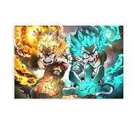 PRACIM Poster My Hero Academia All The Characters (21) sur toile pour chambre à coucher, bureau, chambre, cadeau, sans cadre, 30 x 45 cm