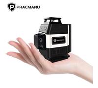 Pracmanu Mini 16 lignes niveau Laser 4D lignes vertes auto-nivelant horizontal et vertical faisceau vert puissant niveau Laser Set 1