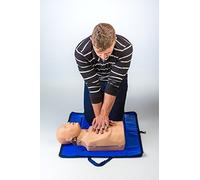 PRACTI-MAN - Mannequins de formation RCP avec 1 mannequin, 5 poumons, 2 valves, 1 sac de transport avec tapis, 56500