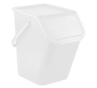 Practic, Bini 10100310 Panier de recyclage 25 litres Blanc