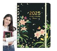 Practical Calendar Planner, 2025 Daily Planner, Monthly Planner 2025, Planner for Organization, Goal Setting Planner 2025, Portable 2025 Planner 8.46x6.1 Inches for Professionals and Students