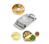 Practical Egg Slicer Stainless Steel Wire Boiled Egg Cutter Multi Purpose Kitchen Slicing Tool