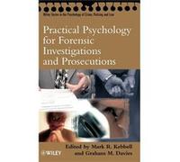 Practical Psychology for Forensic Investigations and Prosecutions by Kebbell Hardcover Book Mark R. Kebbell (Auteur)
