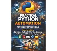 Practical Python Automation for Busy Professionals: Hands-On Guide to Spreadsheets, Email, PDFs, Web Scraping, File Management & Production Deployment