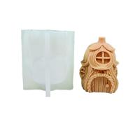 Practical Silicone Mold 3D Mushroom House Shaped Crystal Epoxy Resin Miniature Making Mushroom Decoration Mold