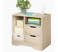 Practical Study Corridor Locker Bathroom Household Bedroom Assembly Living Room 49X31.5X48.5cm Storage Box (Color : White) (Cherry)