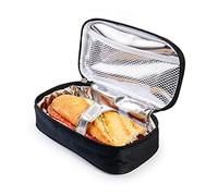 PracticDomus Porte-Sandwich Thermo-Isolant pour Enfants Iris Barcelona Modèle Fun. Couleur Noir