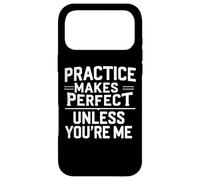 Practice Makes Perfect Funny Guitar Music Citations Coque pour iPhone 17 Pro Max