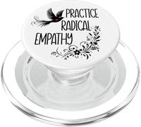 Practice Radical Empathy Kind Radicalized by Basic Decency PopSockets PopGrip pour MagSafe