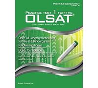 Practice Test 1 For The Olsat - Pre-K / Kindergarten (Level A): Olsat - Pre-K, Kindergarten