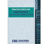 Practice Tests for CASAS Math GOAL 2 Level E, Forms 929M and 930M