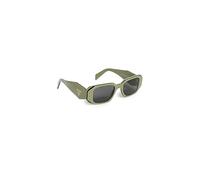 Prada Femme PR 17WS 13N5S0 Lunettes de soleil Acétate Vert Gris Carré Normale