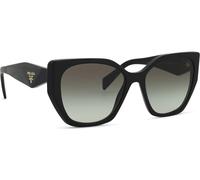 Prada Femme Prada PR 19ZS 1AB0A7 Lunettes de soleil Acétate Noir Gris Pillow Normale Ombré