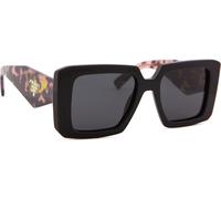 Prada Lunettes de soleil PR 23YS Femme Acétate Noir Gris Carré Normale