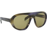 Prada Femme Prada PR C05S 23G70G Lunettes de soleil Acétate Marron Vert Géométrique Normale
