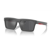 Prada Linea Rossa Homme Sunglass PS 02ZSU - Couleur du Monture: Gris métallisé, Couleur de Lentille: Argent effet miroir gris
