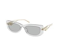 Prada Femme PR 14YS 12R50K Lunettes de soleil Acétate Gris Gris Carré Normale