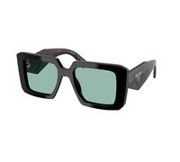 Prada Femme PR 23YS 26B40K Lunettes de soleil Acétate Noir Vert Carré Normale